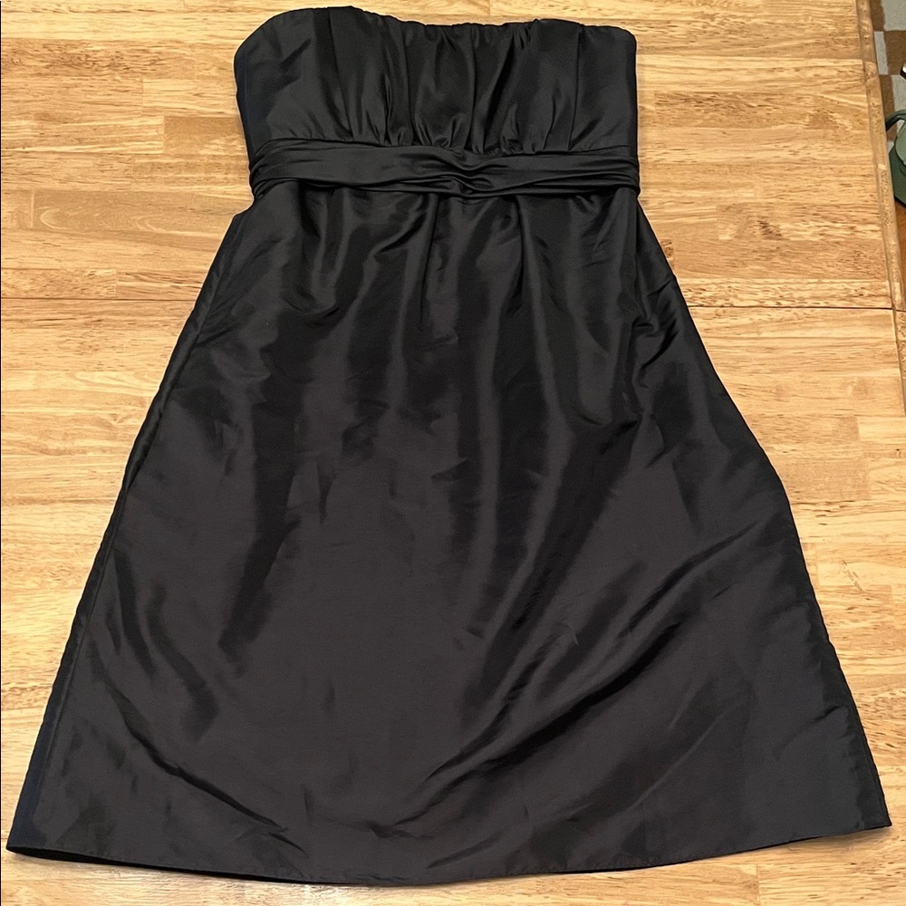 Amsale Elegant Black Strapless Dress